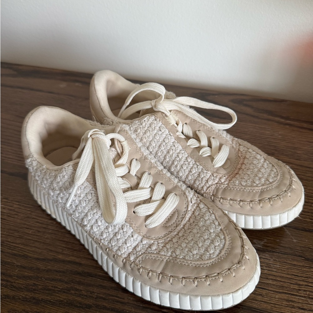 Beige Casual Sneakers